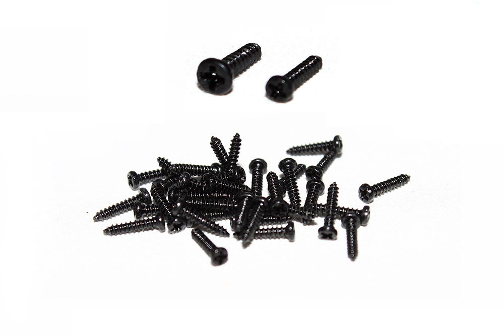 DriftGuy šroubky M1x3mm 100 ks černá
