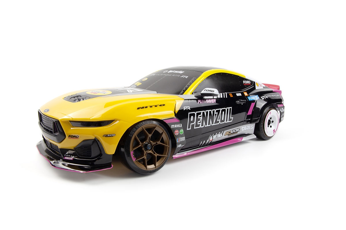 HPI Stage-D10 Flux Ford Mustang GT 1/10 RTR S650 - B.Hobson Edition brushless