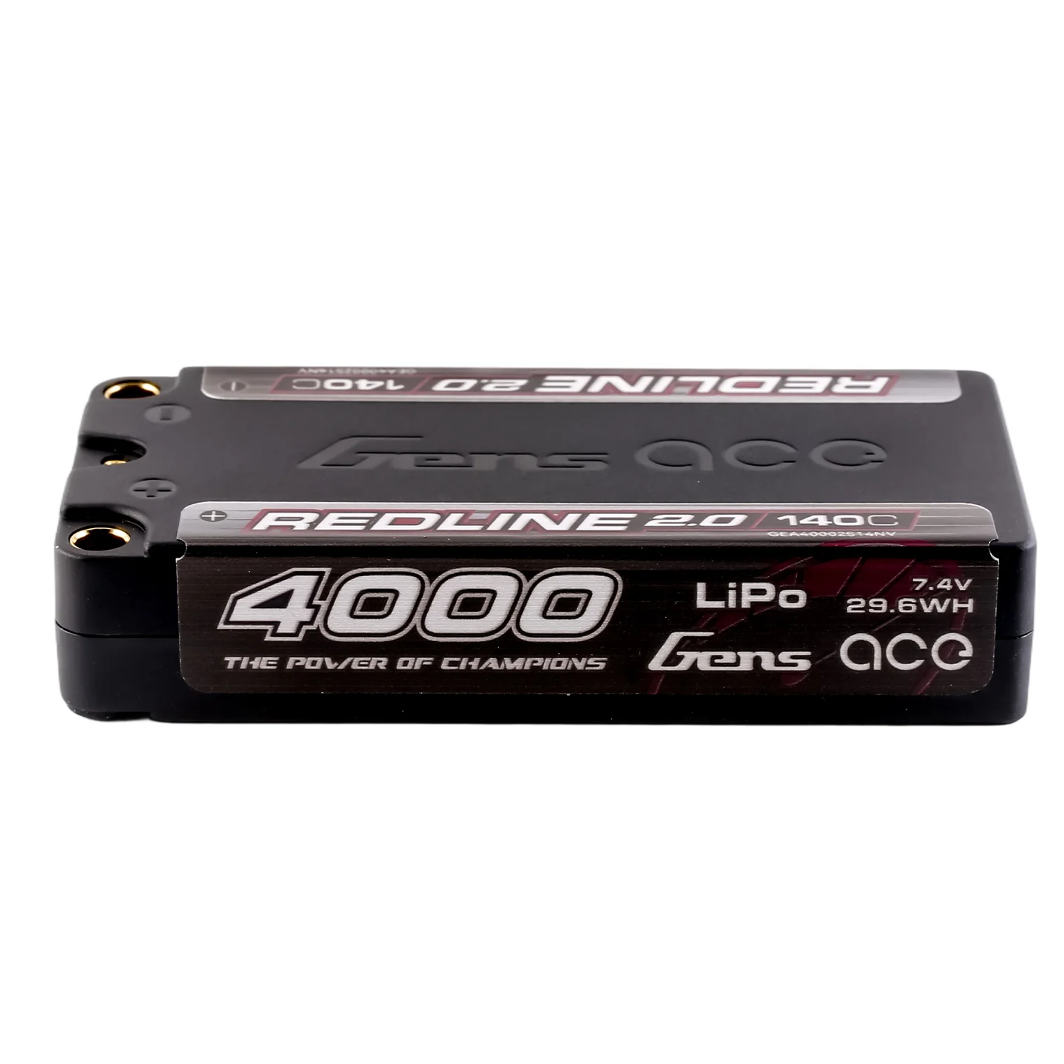 baterie Gens ace Redline 2.0 Series Shorty LCG 4000mAh 7.4V 2S 140C LiPo (5mm, 174g)