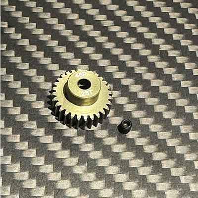 pastorek Zombie Pinion Gear 48Pitch 28T (7075 Grade)