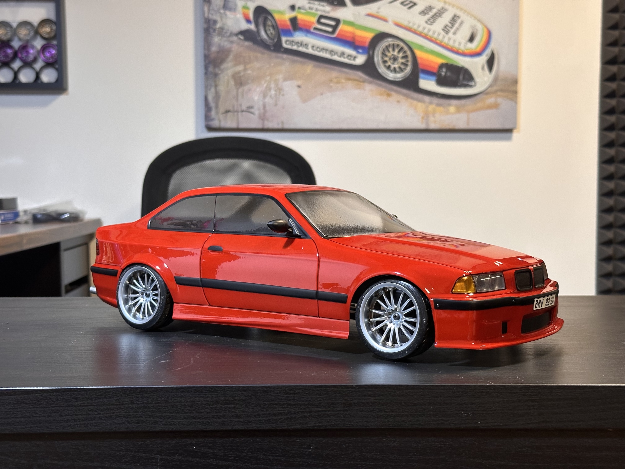 #980 BMW e36 Imola Rot