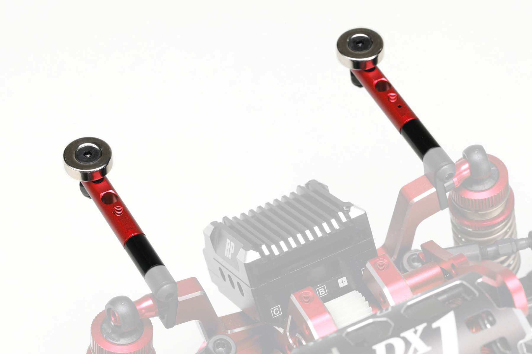 Yokomo Magnet Rear Body Mount for Drift Car (Red)