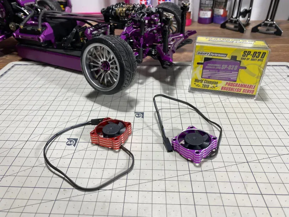 DriftGuy ventilátor Aluminium High Speed červená