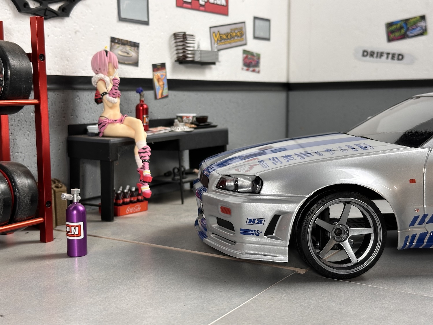 #996 karoserie Nissan Skyline R34 GTR Rychle a Zběsile 2