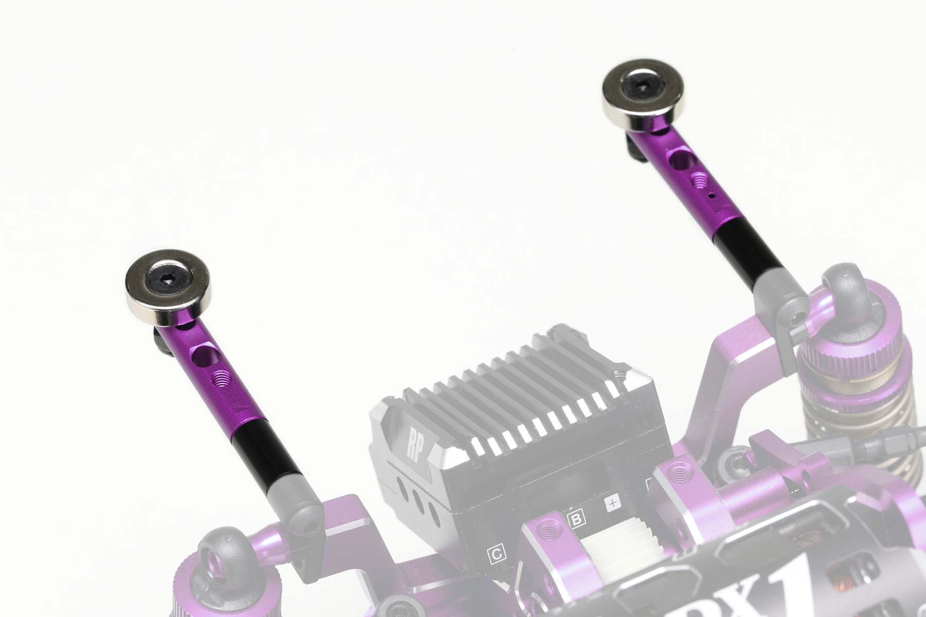 Yokomo Magnet Rear Body Mount for Drift Car (purple)