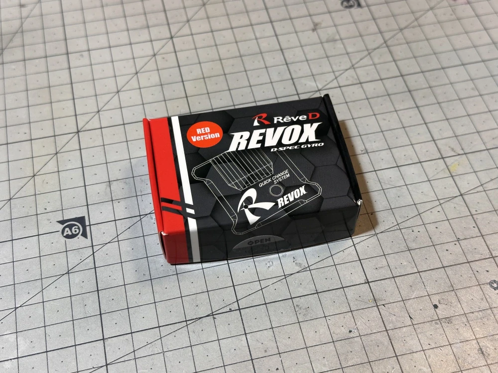 Reve D Steering Gyro REVOX for RWD Drift Car (Red) BAZAR