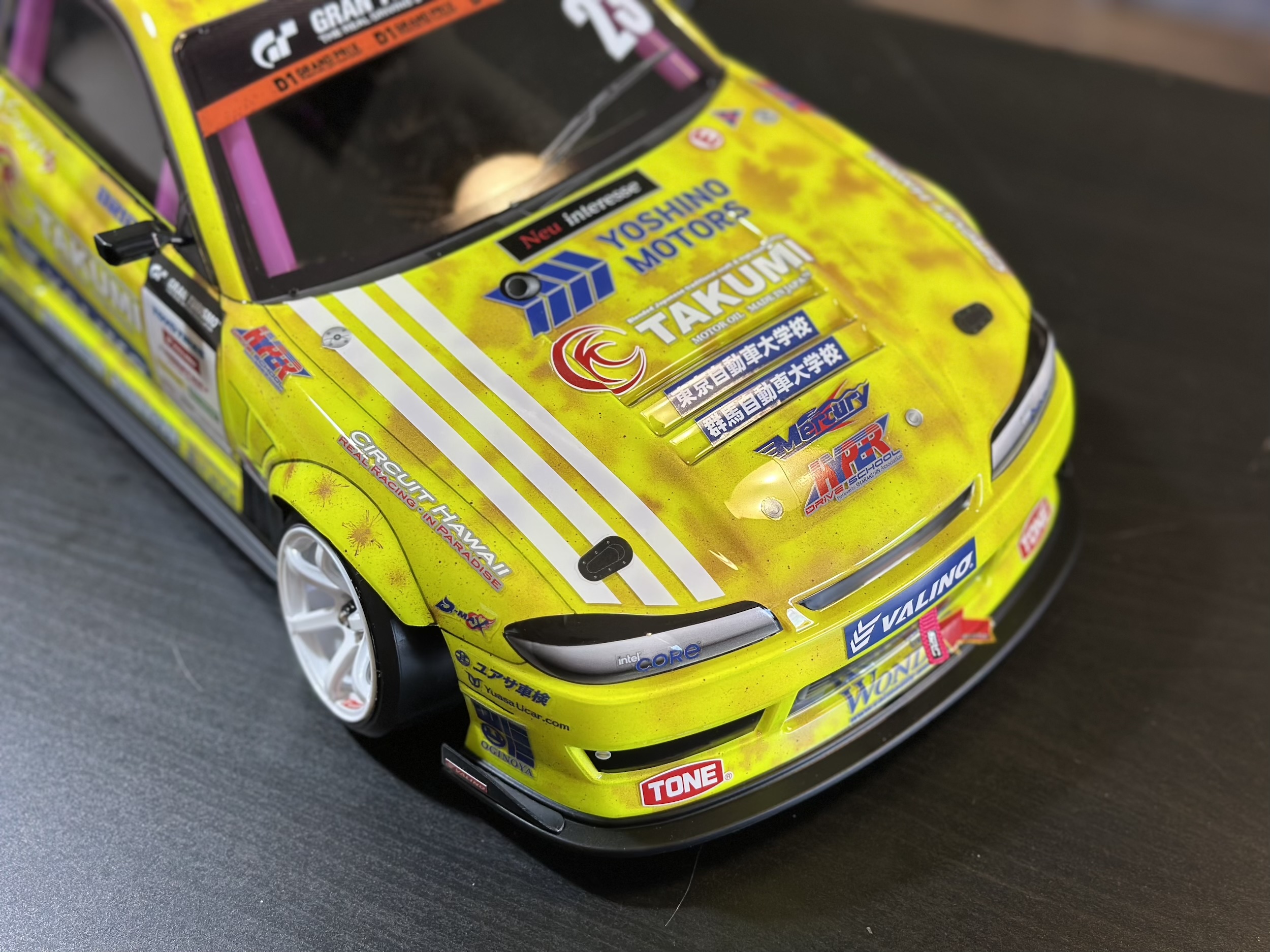 #977 Nissan S15 Sayaka Shimoda yellow