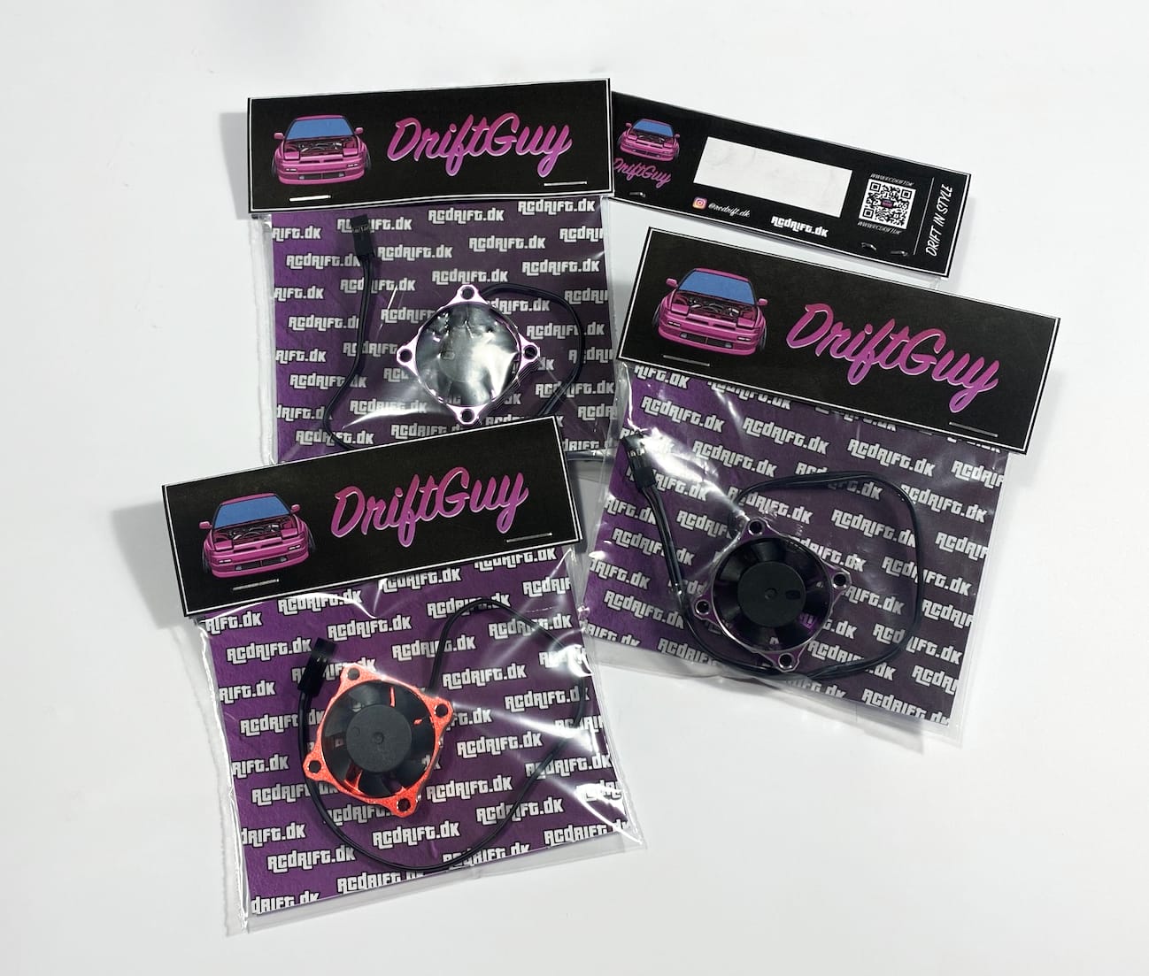 DriftGuy ventilátor Aluminium High Speed fialová