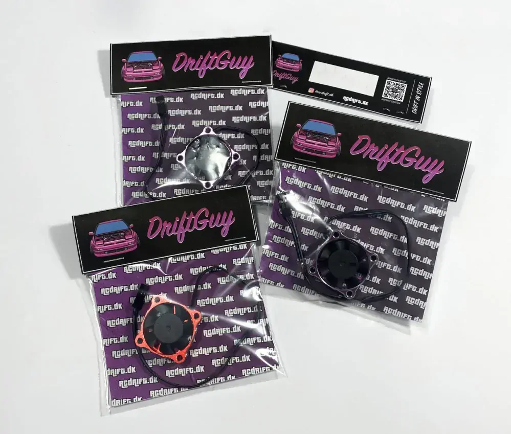 DriftGuy ventilátor Aluminium High Speed červená