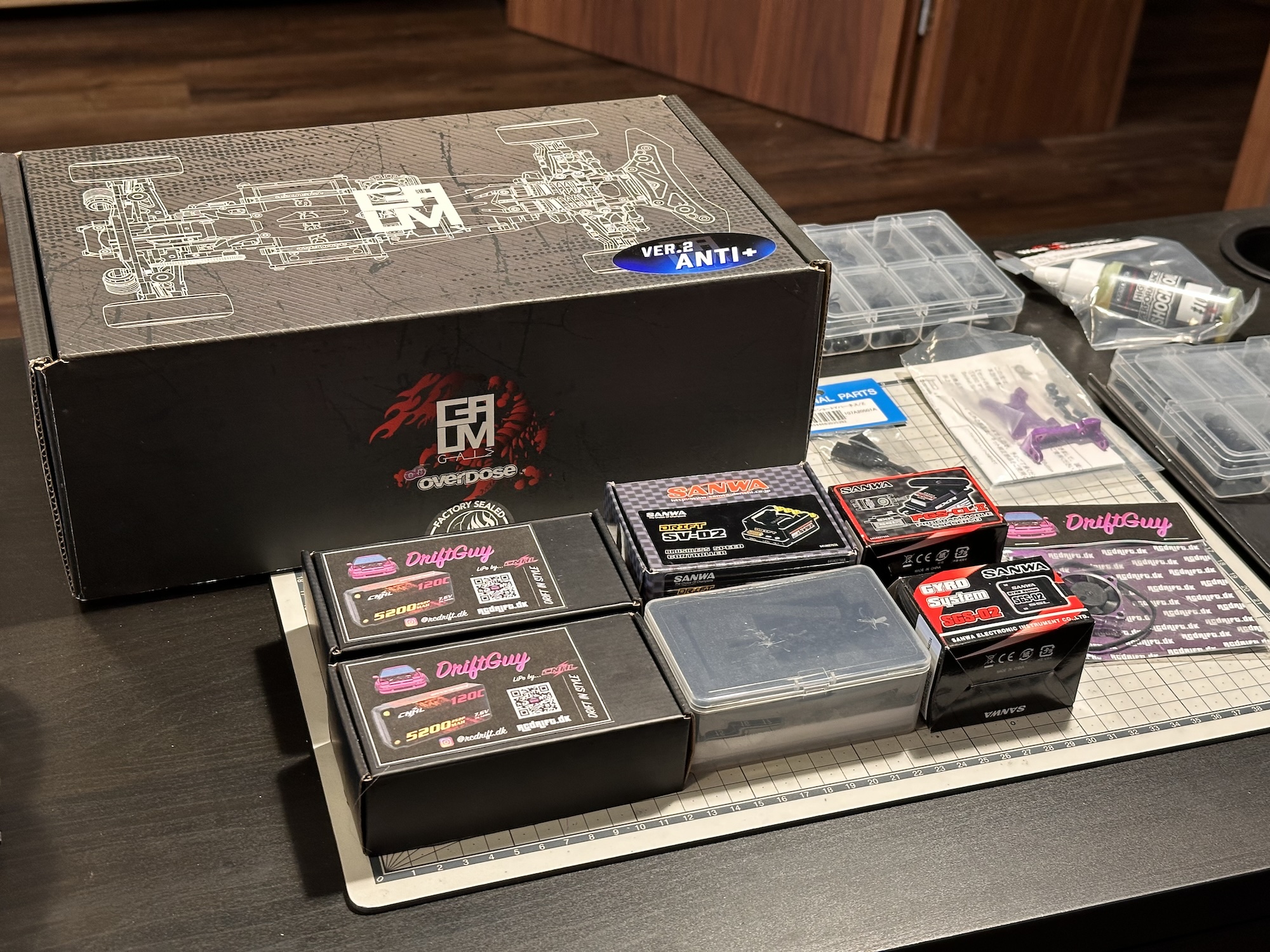 #001 RCD Custom Overdose GALM ver.2 ANTI+ | SANWA | rcdrift RTR