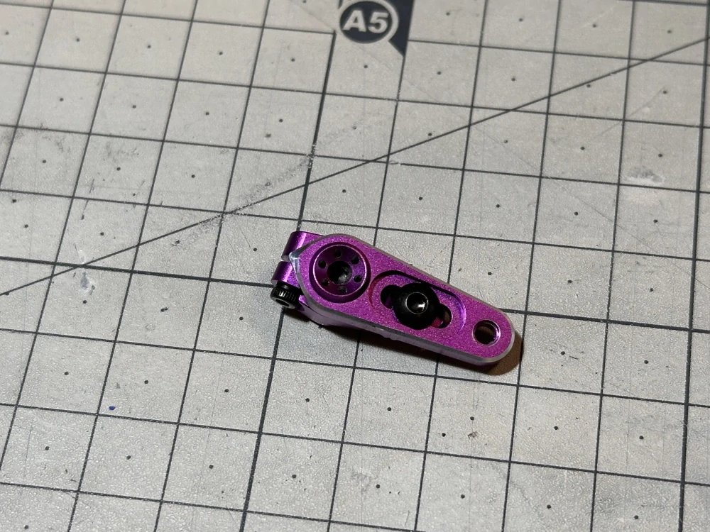 OVERDOSE OD2802 JT Aluminum Direct Servo Horn 23 (Purple/Sanwa, KO) BAZAR