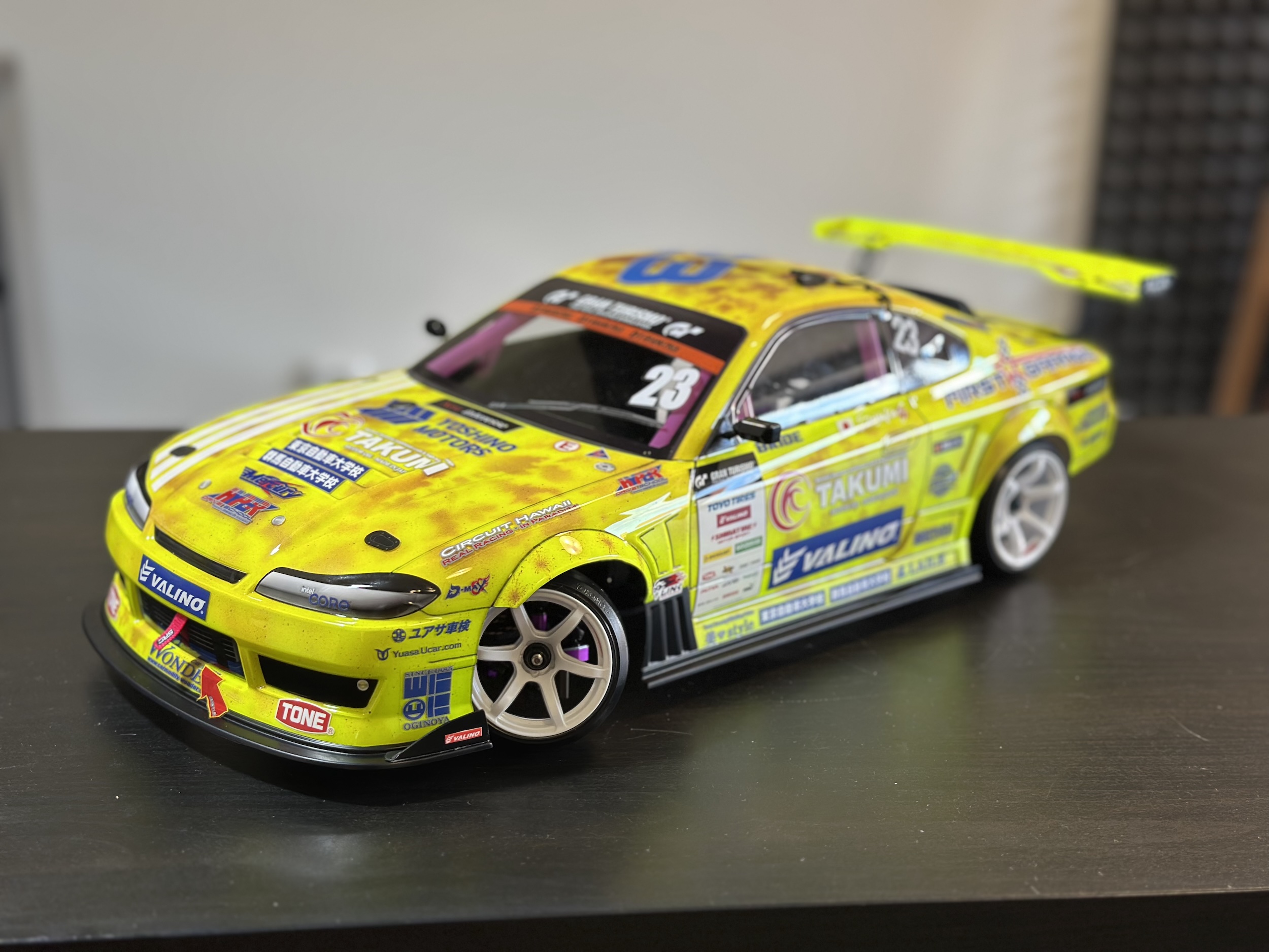#977 Nissan S15 Sayaka Shimoda yellow