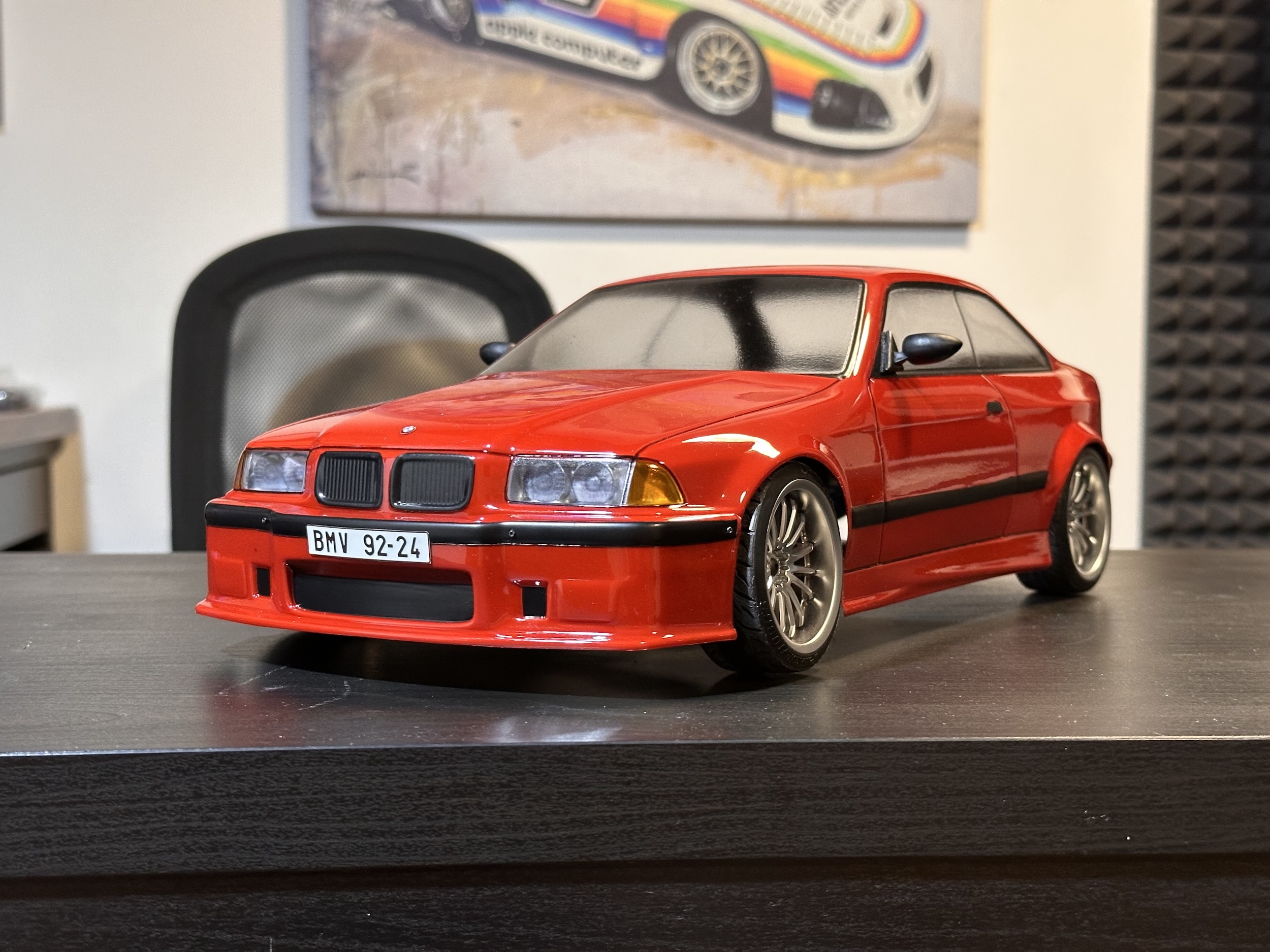 #980 BMW e36 Imola Rot