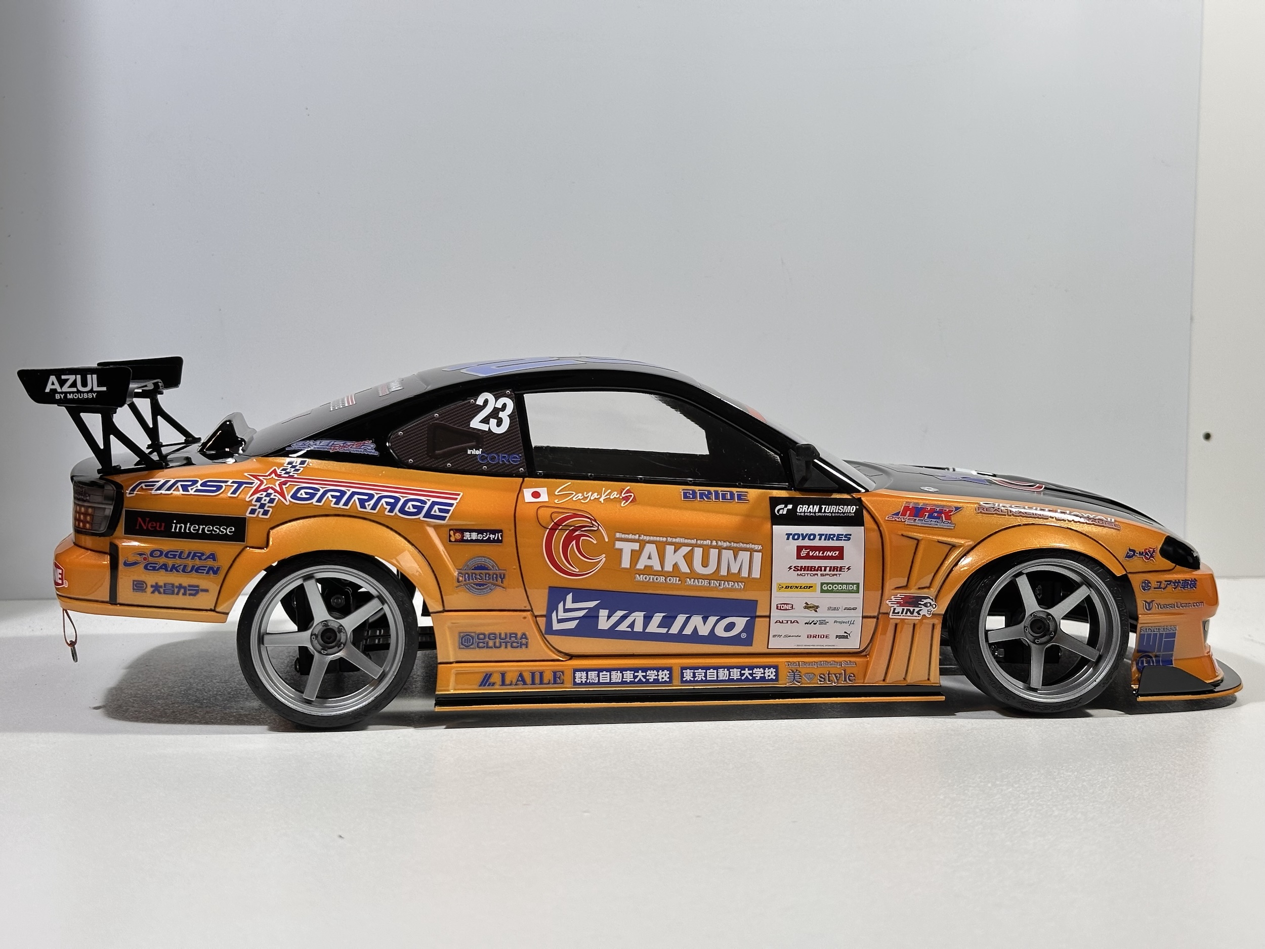 #975 Nissan S15 Sayaka Shimoda orange
