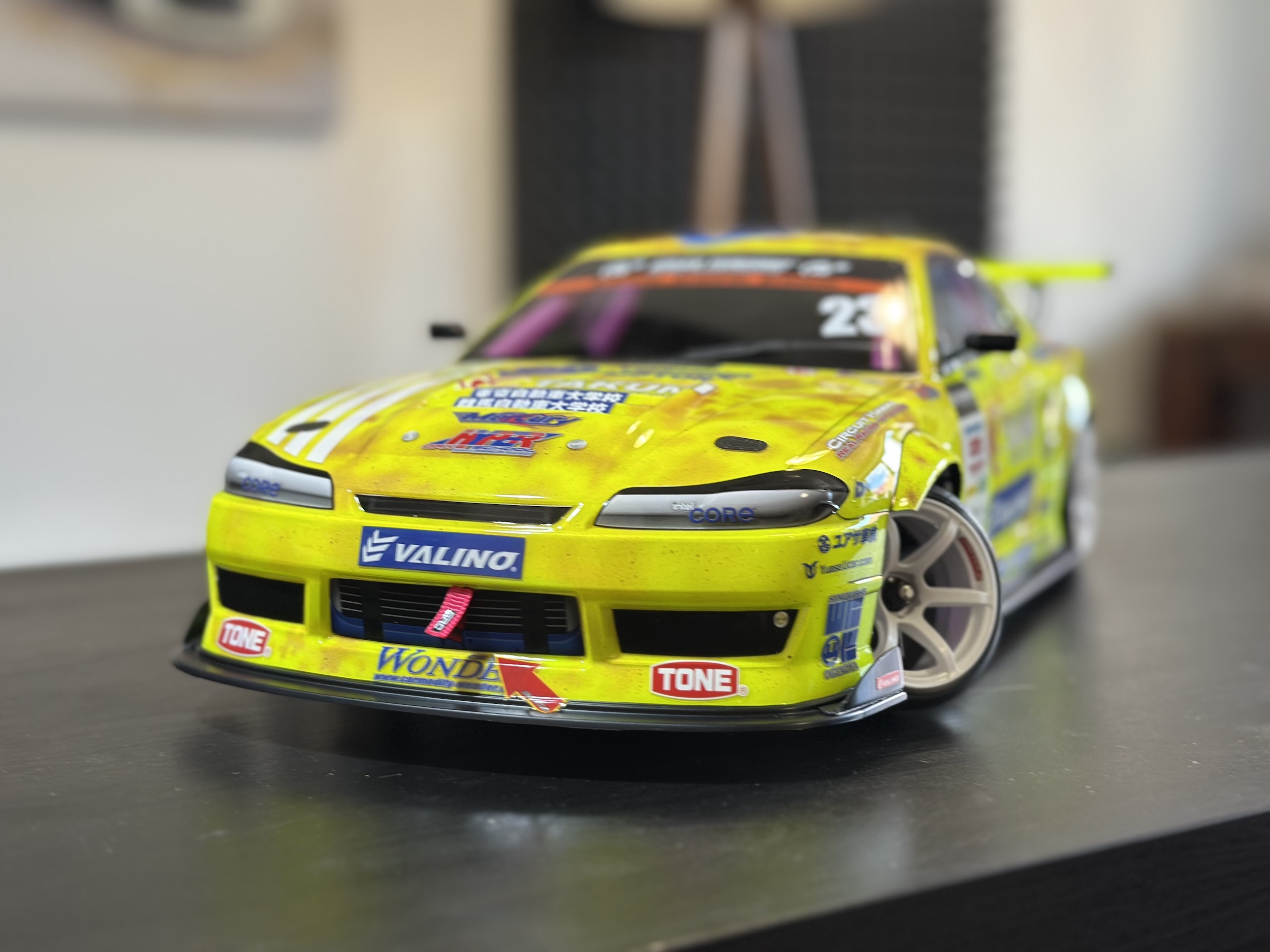 #977 Nissan S15 Sayaka Shimoda yellow