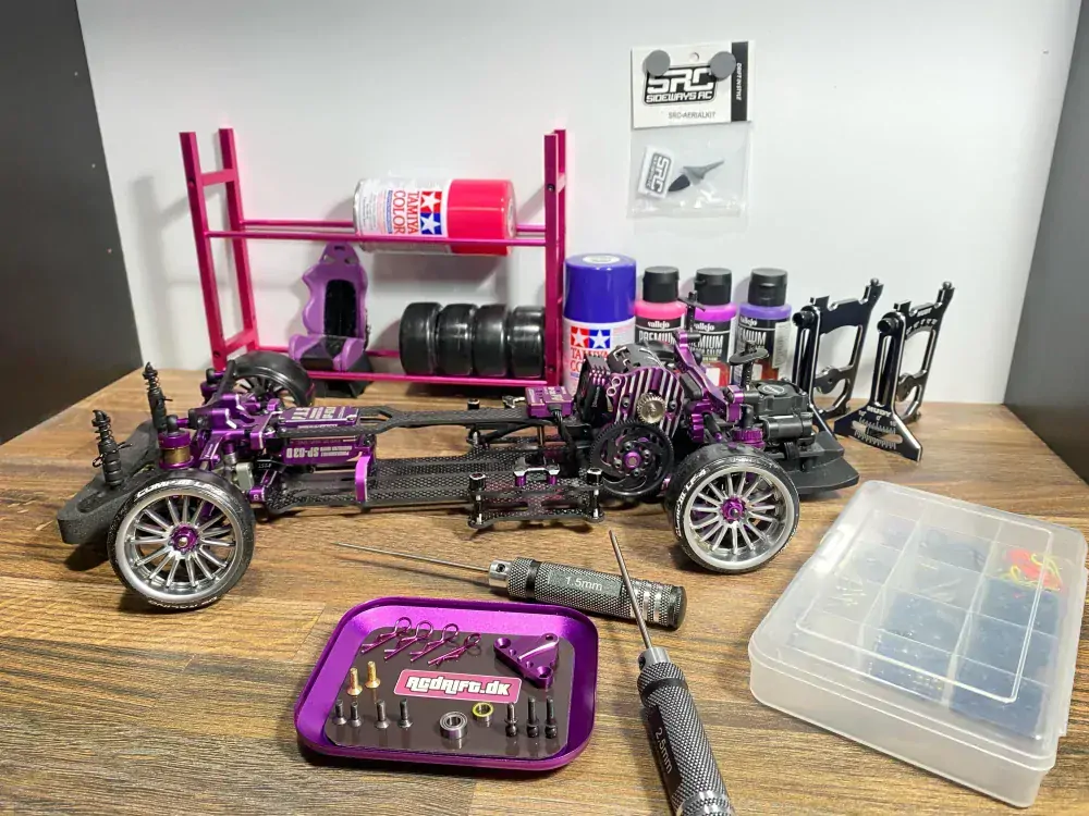 DriftGuy miska na šroubky fialová