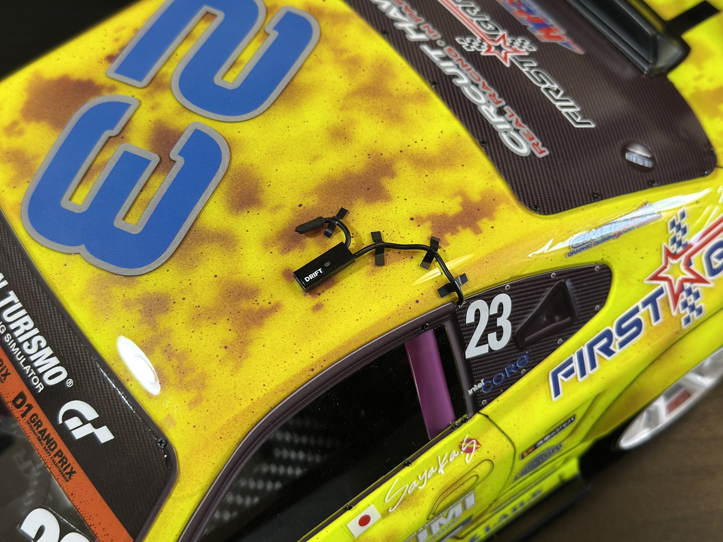 #977 Nissan S15 Sayaka Shimoda yellow