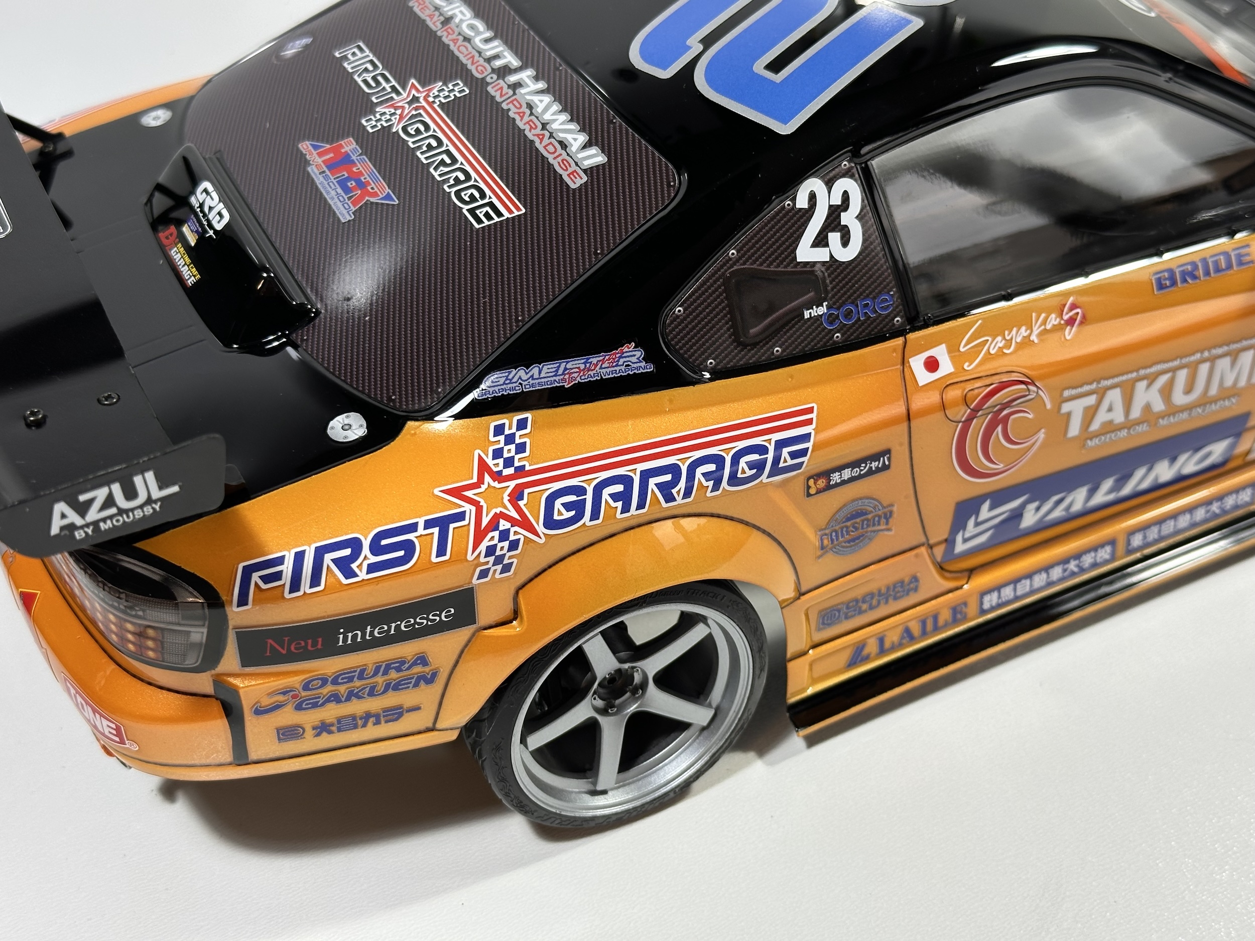 #975 Nissan S15 Sayaka Shimoda orange