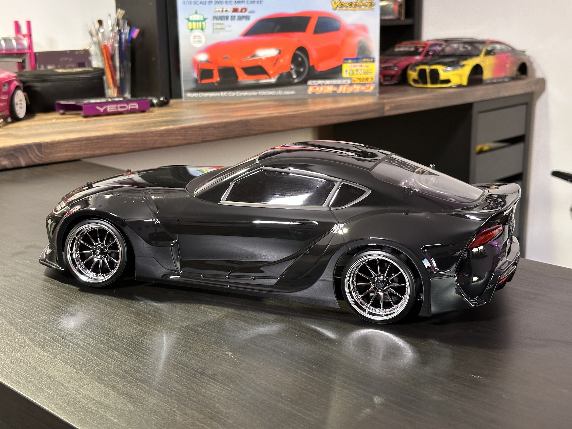 #006 RCD Custom Yokomo RD 2.0 | SANWA | Toyota Supra Total Black | rcdrift RTR