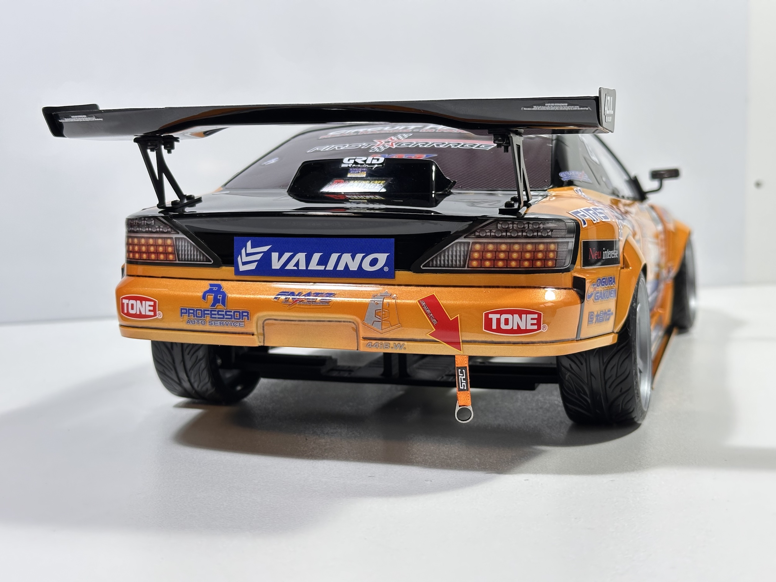 #975 Nissan S15 Sayaka Shimoda orange