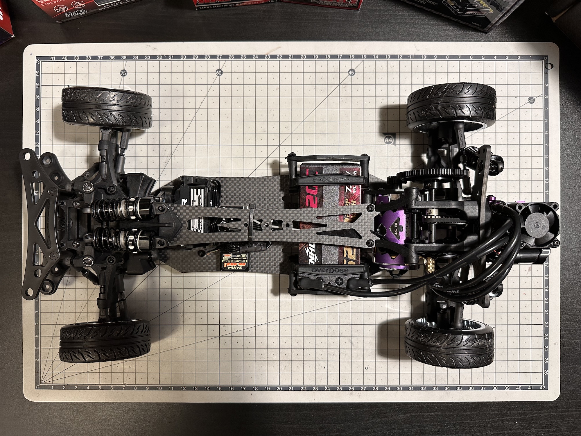 #001 RCD Custom Overdose GALM ver.2 ANTI+ | SANWA | rcdrift RTR