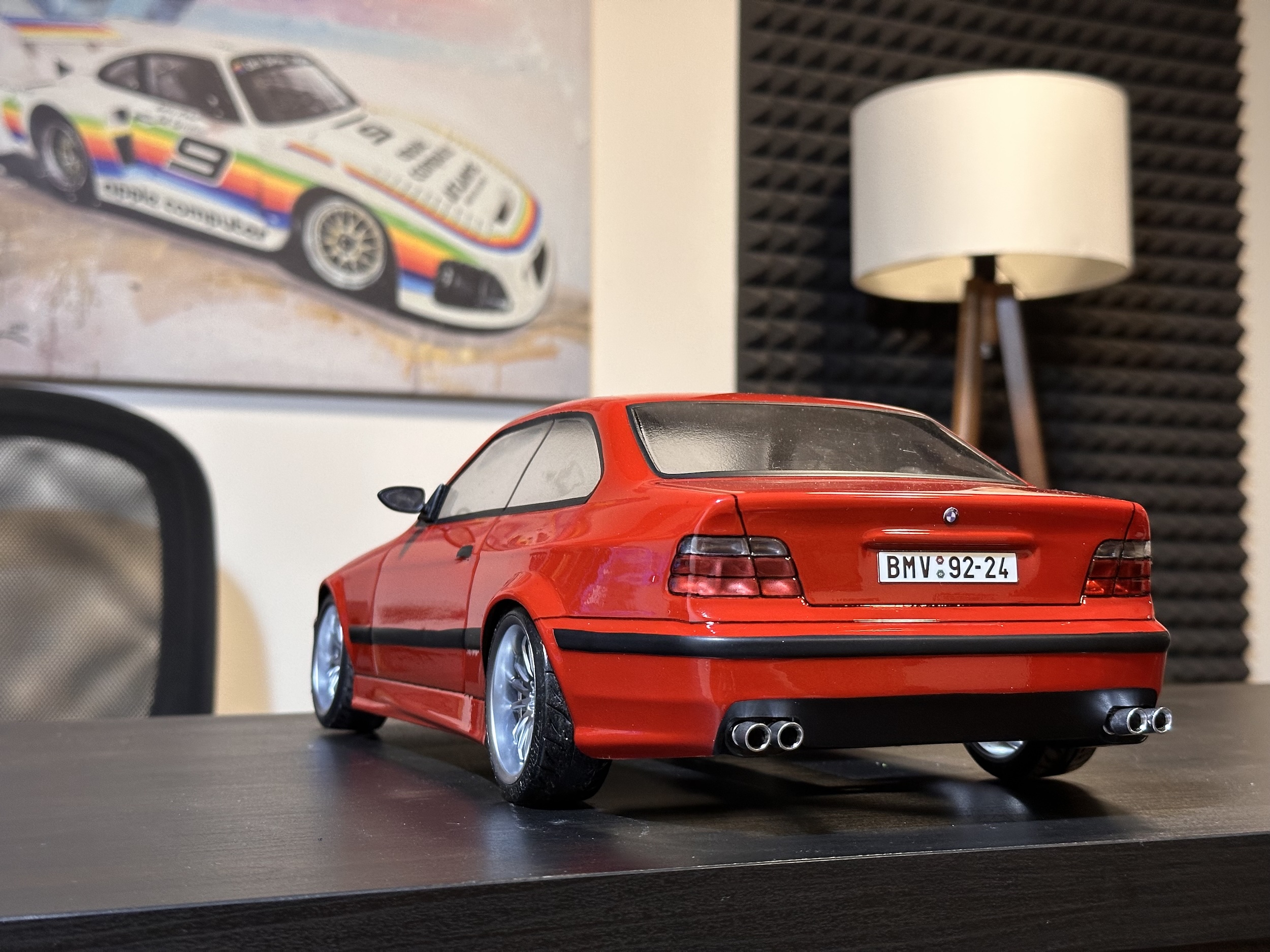 #980 BMW e36 Imola Rot