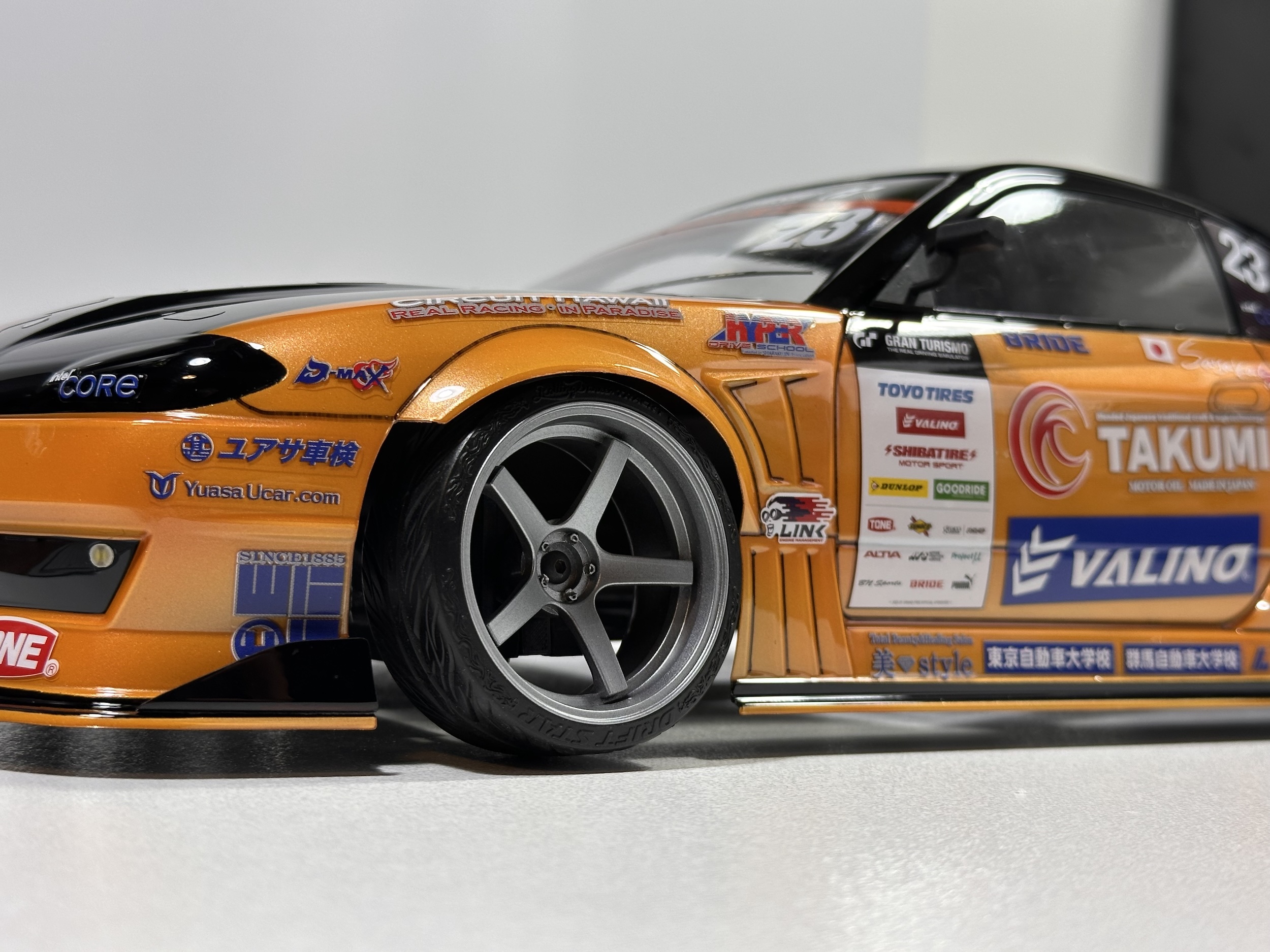 #975 Nissan S15 Sayaka Shimoda orange