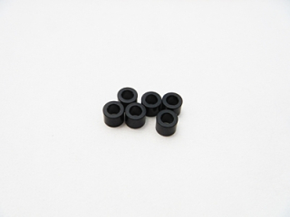 podložky Hiro Seiko 3mm Alloy Spacer Set - 5.0mm (Black, 6pcs)