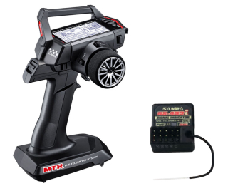 vysílačka Sanwa MT-R Radio + RX-493i Receiver