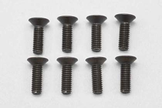 šroubky Yokomo M2.5×8mm FH Socket screw (8pcs)