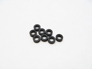 podložky Hiro Seiko 3mm Alloy Spacer Set - 2.0mm (Black, 8pcs)