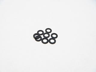 podložky Hiro Seiko 3mm Alloy Spacer Set - 0.5mm (Black, 8pcs)