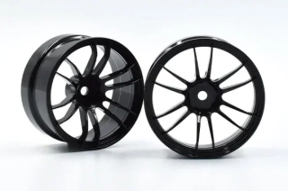 disky Reve D Competition Drift Wheel "UL12" Black (Offset 8mm, 2pcs)