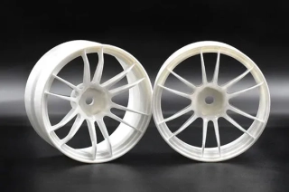 disky Reve D Competition Drift Wheel "UL12" White (Offset 8mm, 2pcs)