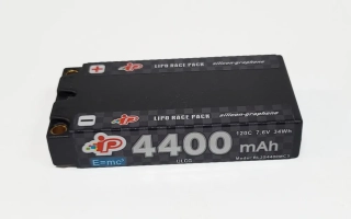 baterie Intellect Graphene 2024 "MC3" Low Profile Shorty-Long RT 4400mAh 7.6V 2S 120C HV LiPo (5mm, 152g)