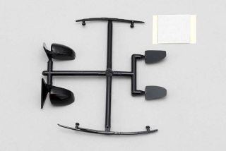 Yokomo Mirror/Wiper Set for Drift Car