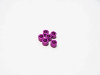 podložky Hiro Seiko 3mm Alloy Spacer Set - 5.0mm (Purple, 6pcs)