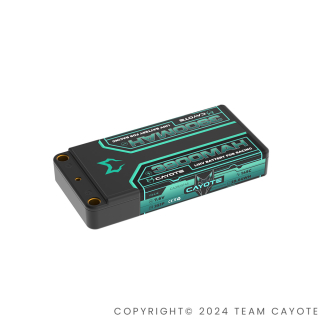 baterie CAYOTE Racing Shorty 3900mAh 7.6V 2S 145C HV LiPo (5mm, 142g)