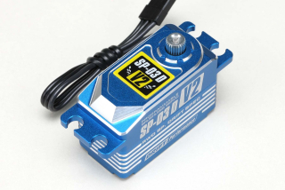 servo Yokomo SP-03D V2 Blue Low Profile Programmable (Drift Spec/18.0kg/7.4V) Brushless Servo