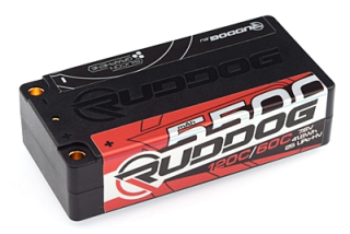 baterie Ruddog 5500mAh 7.6V 120C/60C HV LiPo (5mm, 215g)