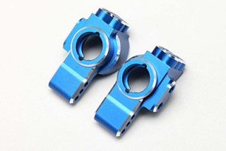 Yokomo RD2.0/SD3.0 Aluminum Rear Hub Carrier (Blue)