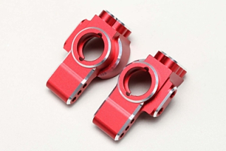 Yokomo RD2.0/SD3.0 Aluminum Rear Hub Carrier (Red)