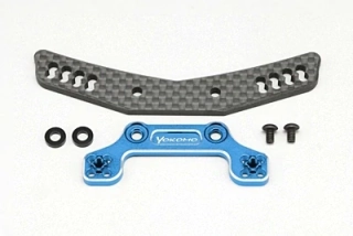 Yokomo YD-2 Hybrid Front Shock Tower (Graphite/Blue Aluminum)