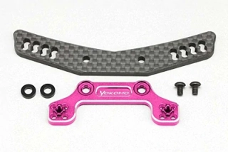 Yokomo YD-2 Hybrid Front Shock Tower (Graphite/Purple Aluminum)