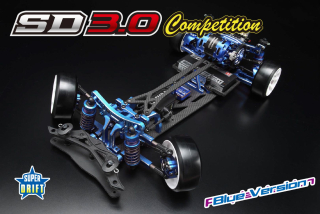 podvozek Yokomo Super Drift SD 3.0 Competition Blue Version Kit (Limited production)