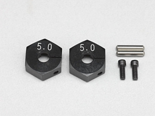 Yokomo YD-2 Aluminum 5.0mm Cramp Wheel Hub (2pcs)