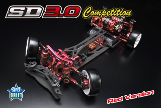 podvozek Yokomo Super Drift SD 3.0 Competition Red Version Kit (Limited production)