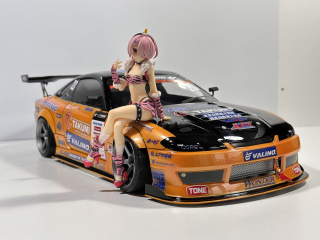 #975 Nissan S15 Sayaka Shimoda orange